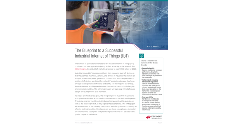Industrial Internet of Things (IIoT) Blueprint to Success
